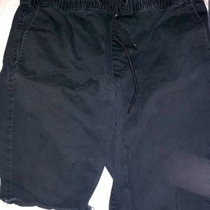 🔥FLASH SALE🔥 Black Rare rude shorts jogger